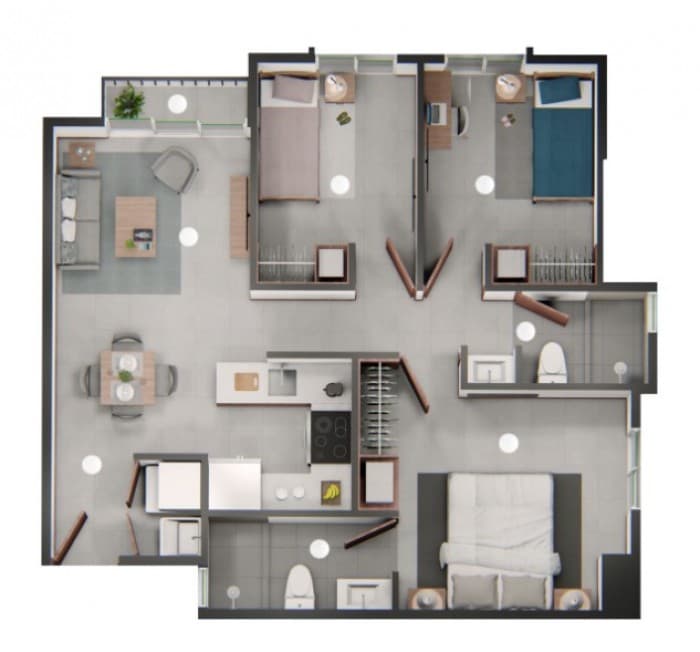 Apartamento en Venta en Parque San Jorge (69 Mts²) - foto 2