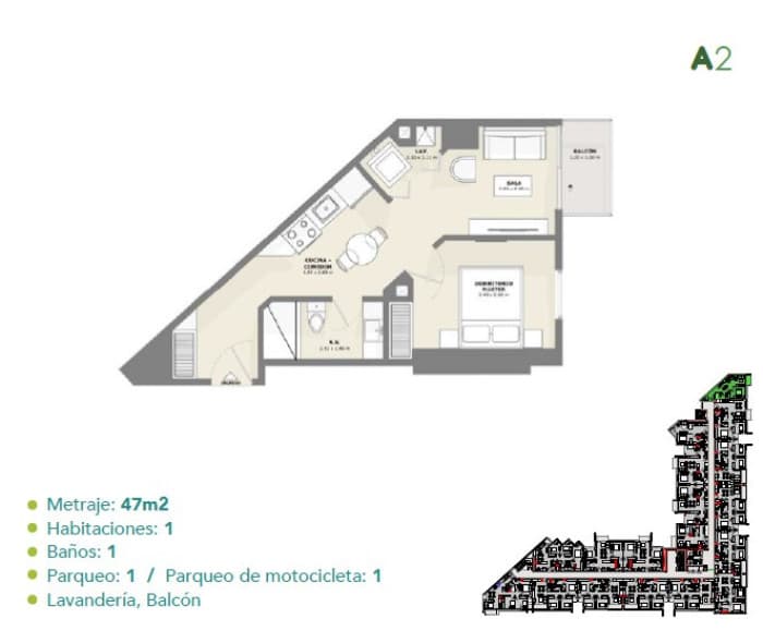 Apartamento en Preventa en Zona 12 Armonia Apartamento - foto 2