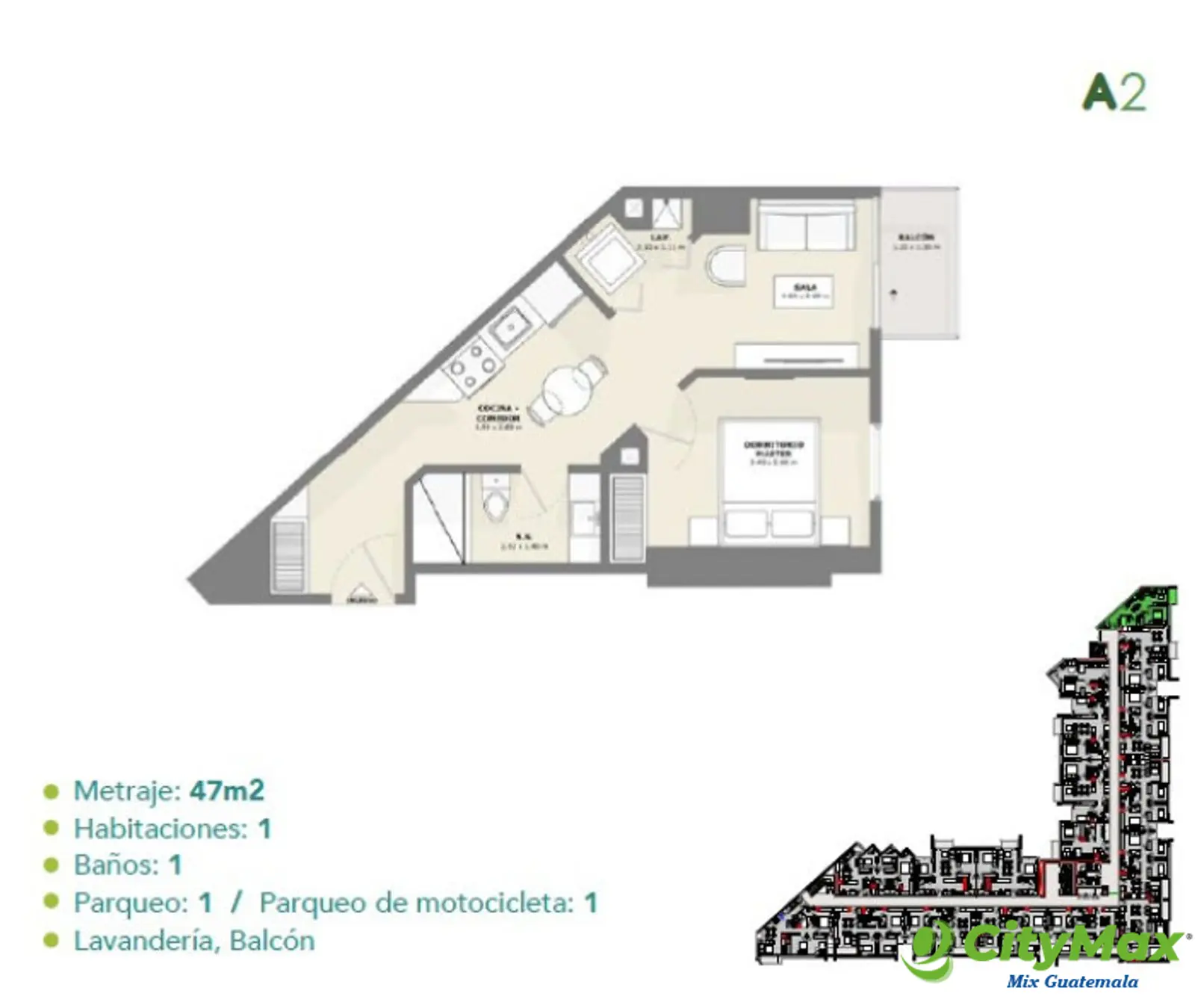 Apartamento en Preventa en Zona 12 Armonia Apartamento - foto 2