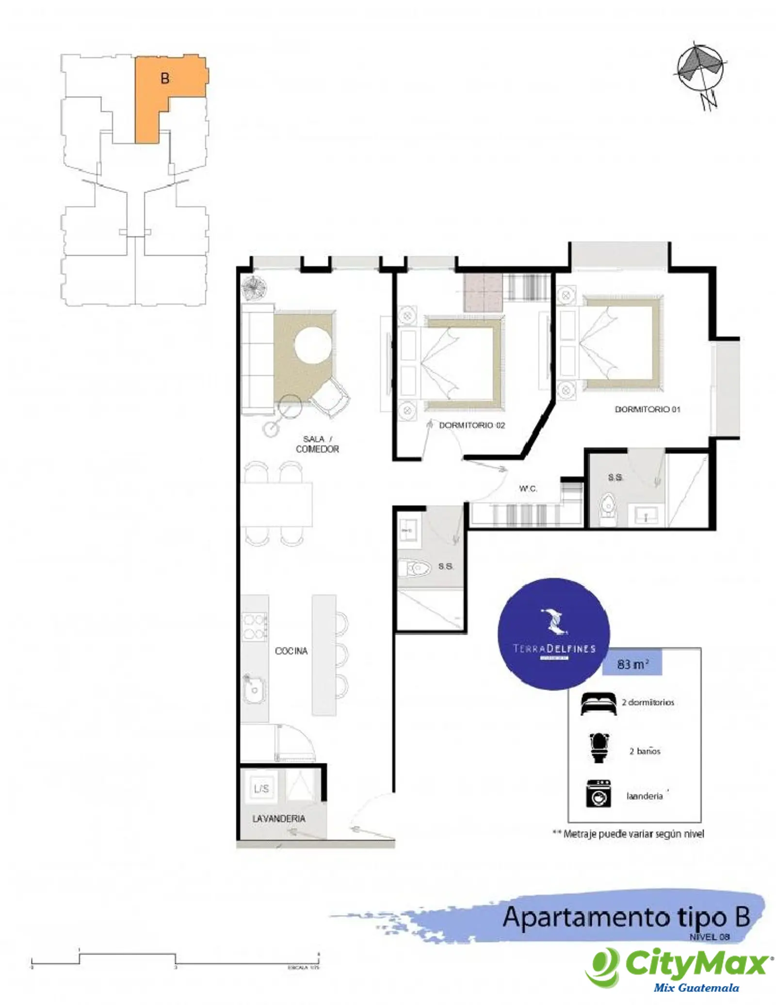 Apartamento en Venta Zona 14 La Villa Ciudad - foto 8